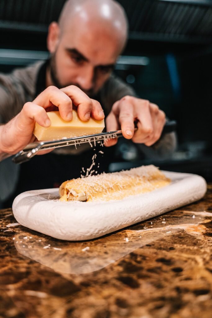 el chef al restaurant Taula 26