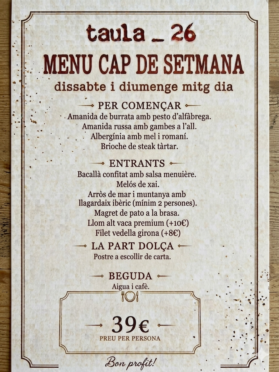 Menús Menús